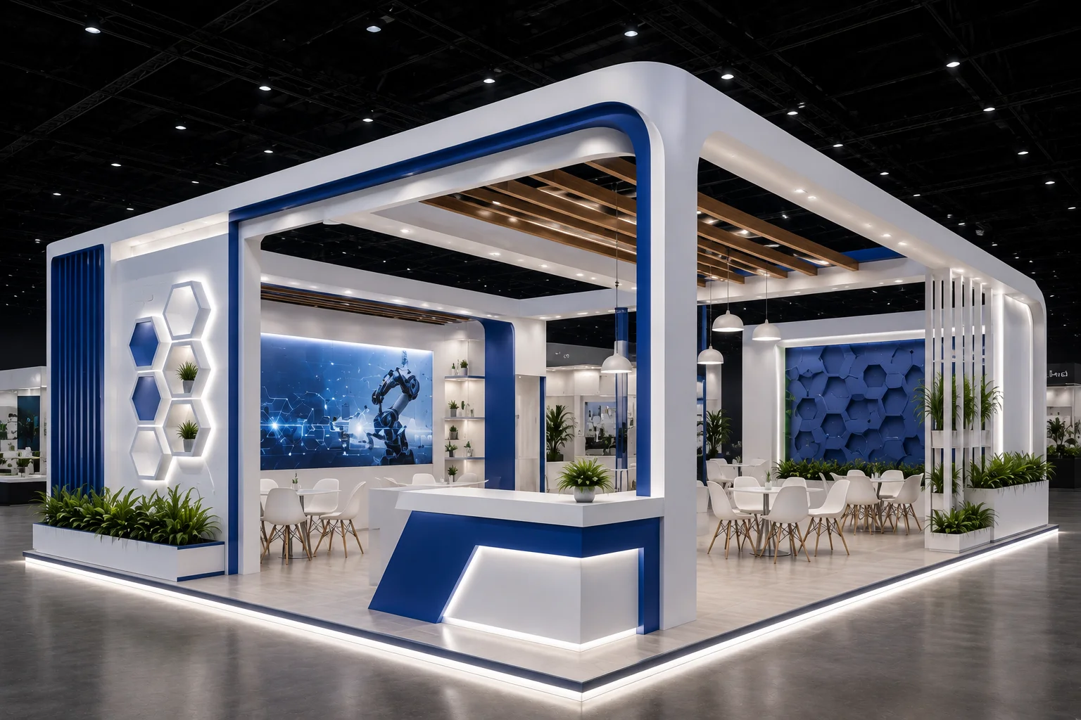 Two-Side Open Exhibition Stand for Indus-Tech Expo